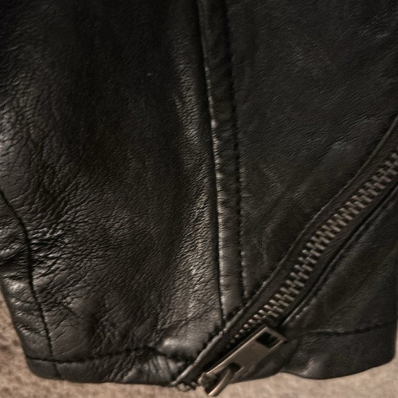 NWT MAURITIUS BLACK LEATHER STUDDED JACKET XS - Picture 12 of 14